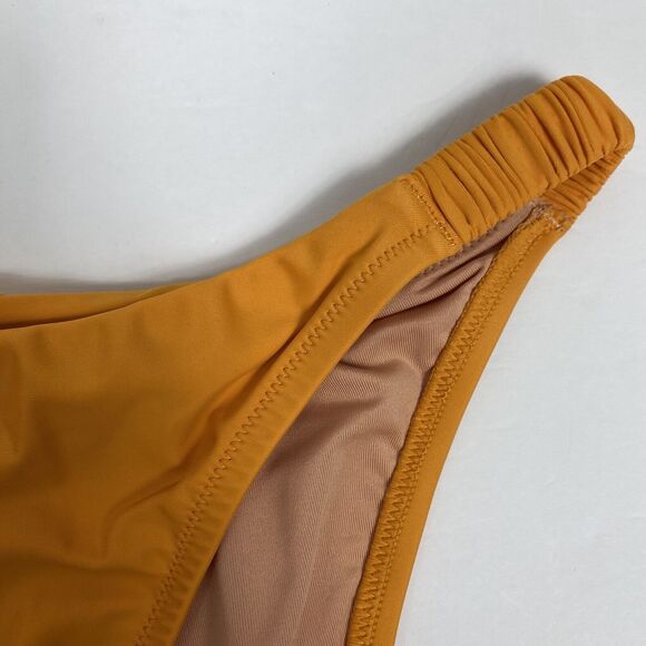 J. CREW bikini bottom XL Scrunchie strap full coverage Brilliant Orange NWT - Picture 3 of 7